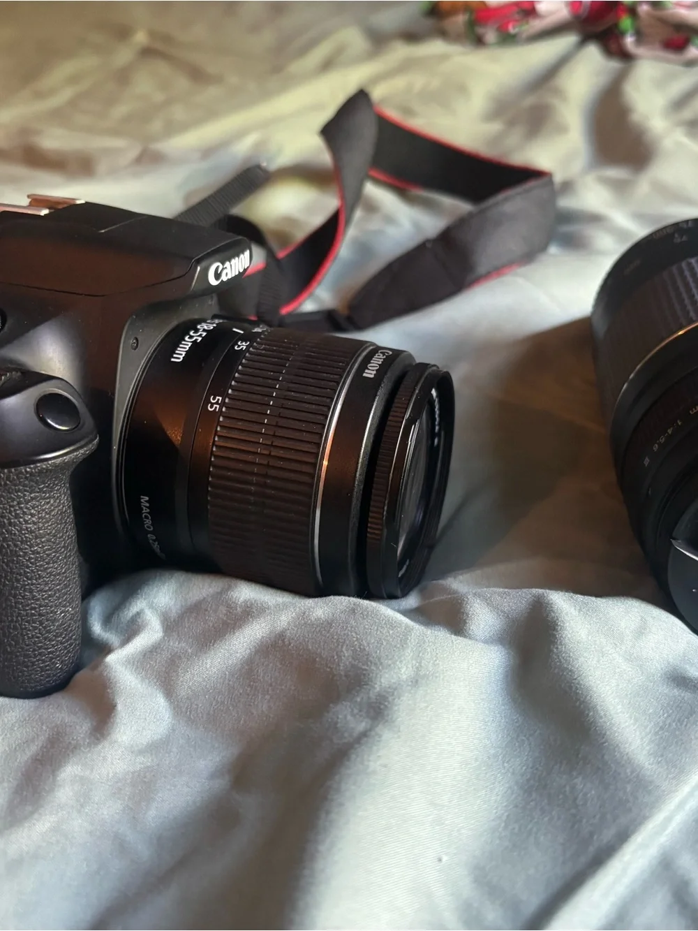 Canon Black DSLR Camera Kit with Two Zoom Lenses